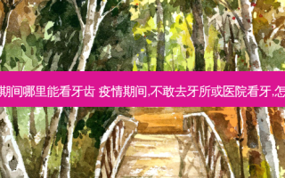 疫情期间哪里能看牙齿 疫情期间,不敢去牙所或医院看牙,怎么办