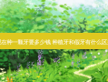 现在种一颗牙要多少钱 种植牙和假牙有什么区别