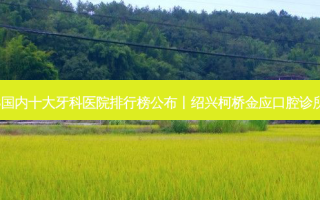 2023国内十大牙科医院排行榜公布丨绍兴柯桥金应口腔诊所第一