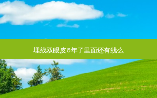埋线双眼皮6年了里面还有线么