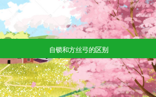 自锁和方丝弓的区别