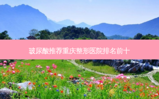 玻尿酸推荐重庆整形医院排名前十