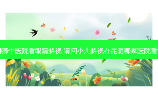 昆明哪个医院看眼睛斜视 请问小儿斜视在昆明哪家医院看好