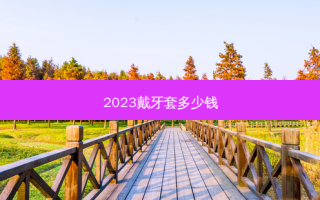 2023戴牙套多少钱