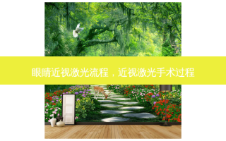 眼睛近视激光流程，近视激光手术过程